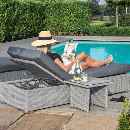 Homeflair - Ascot Rattan Sun Lounger Set