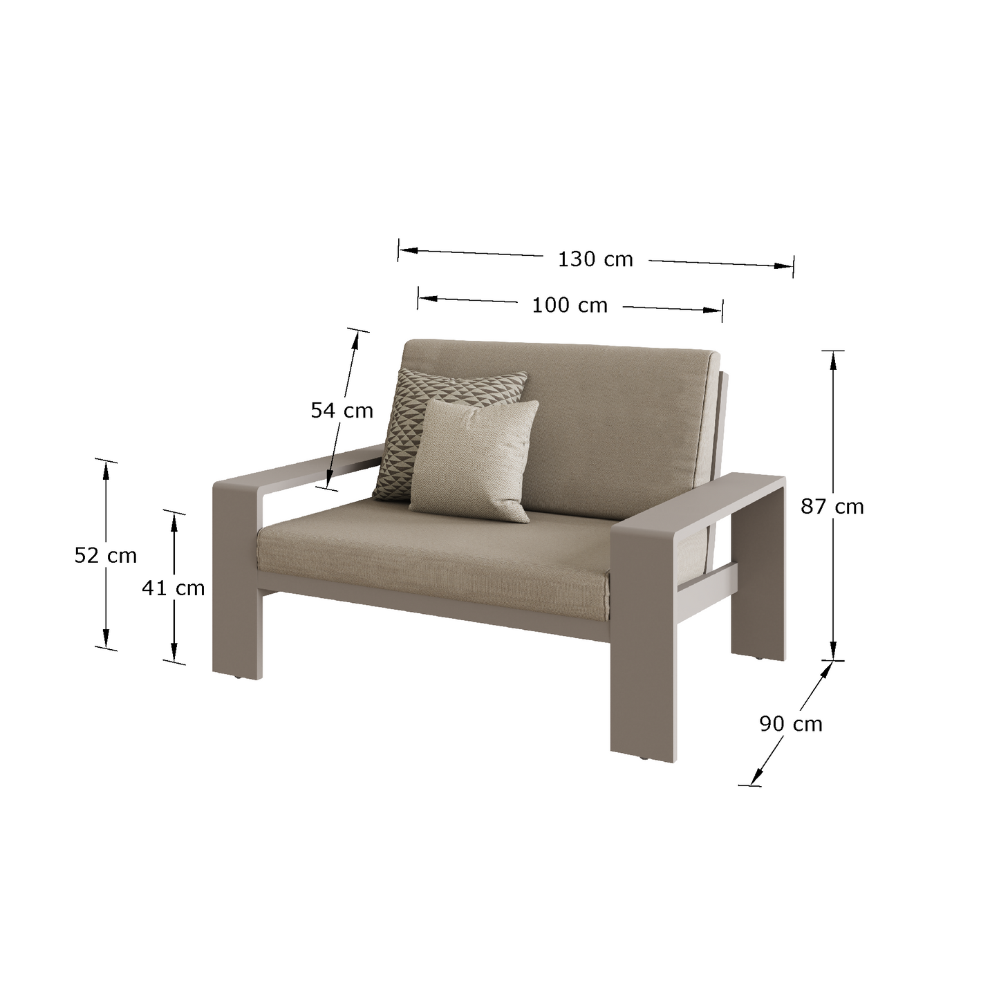 Signature Weave- Venus angled corner with two dining chairs and lovesea | VENU0463_0526