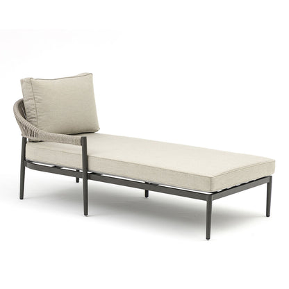 Homeflair - Roma Rope Weave Sunlounger Set