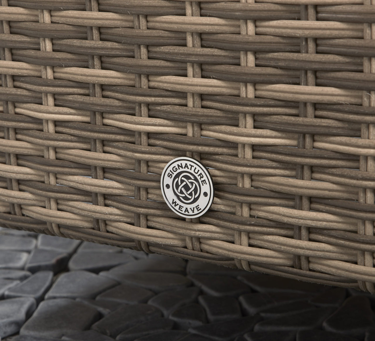 Rattan Corner Dining Sofa in Nature | Edwina | Edwi0107