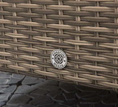 Rattan Corner Dining Sofa in Nature | Edwina | Edwi0107