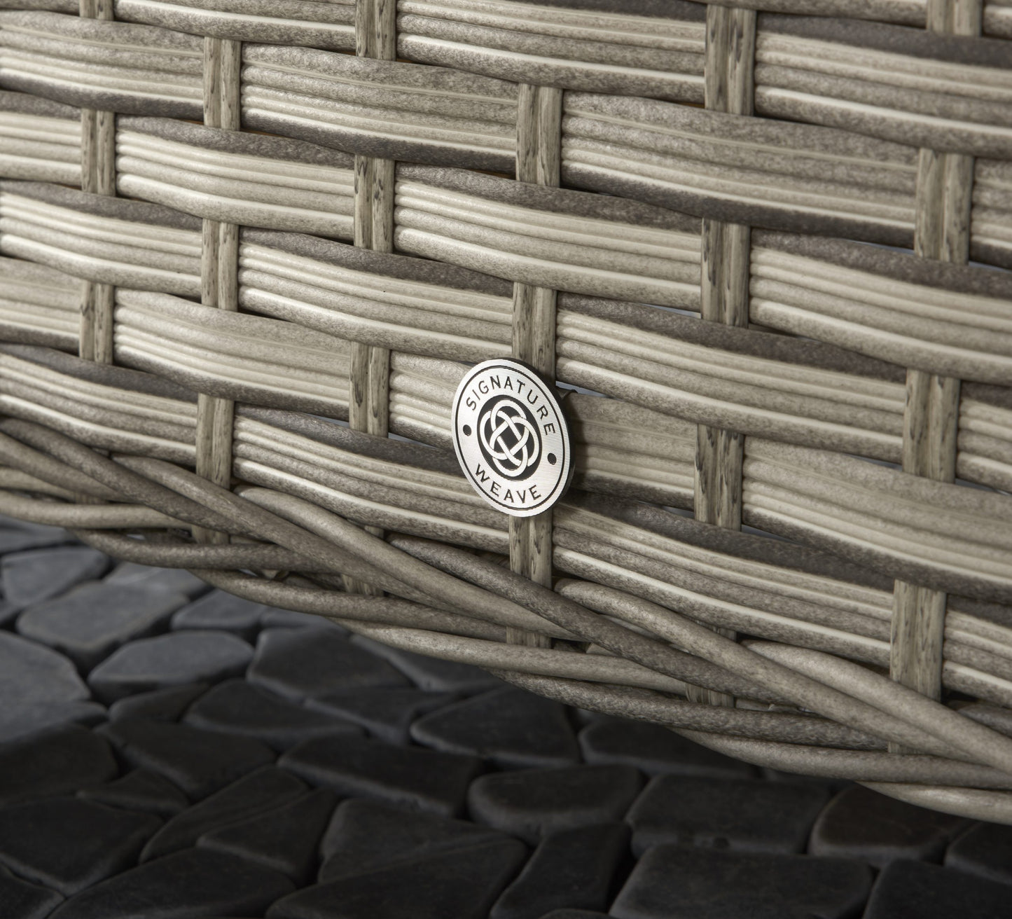 Rattan Grey Corner Dining Sofa in Grey| Edwina | Edwi0259