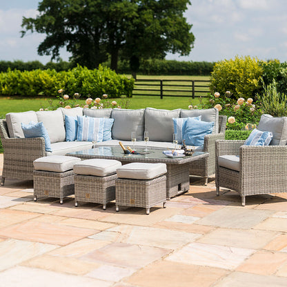 Homeflair - Oxford Rattan Corner Dining Set