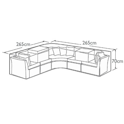 Homeflair -Barcelona/Winchester Rounded Corner Group