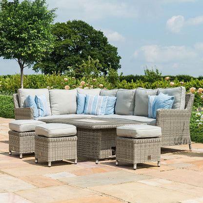Homeflair - Oxford Corner Rattan Dining Set