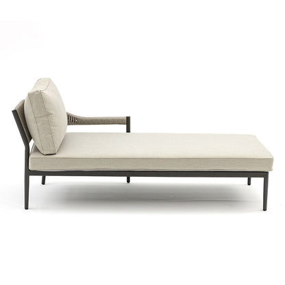 Homeflair - Roma Rope Weave Sunlounger Set
