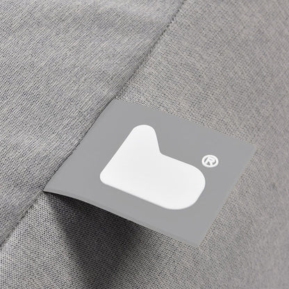 Homeflair - Pastel Bean Box - Pastel Grey
