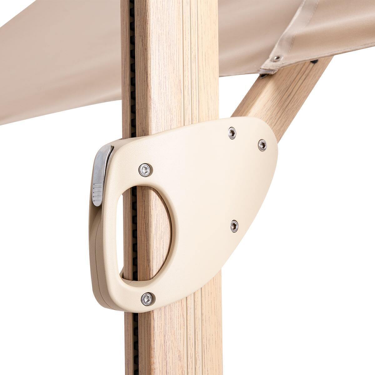 Homeflair - Artemis 3m x 4m Rectangular Rotating Cantilever Parasol