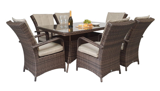 Rattan Table and 6 Chairs Set | Florence | Flor0228_0255