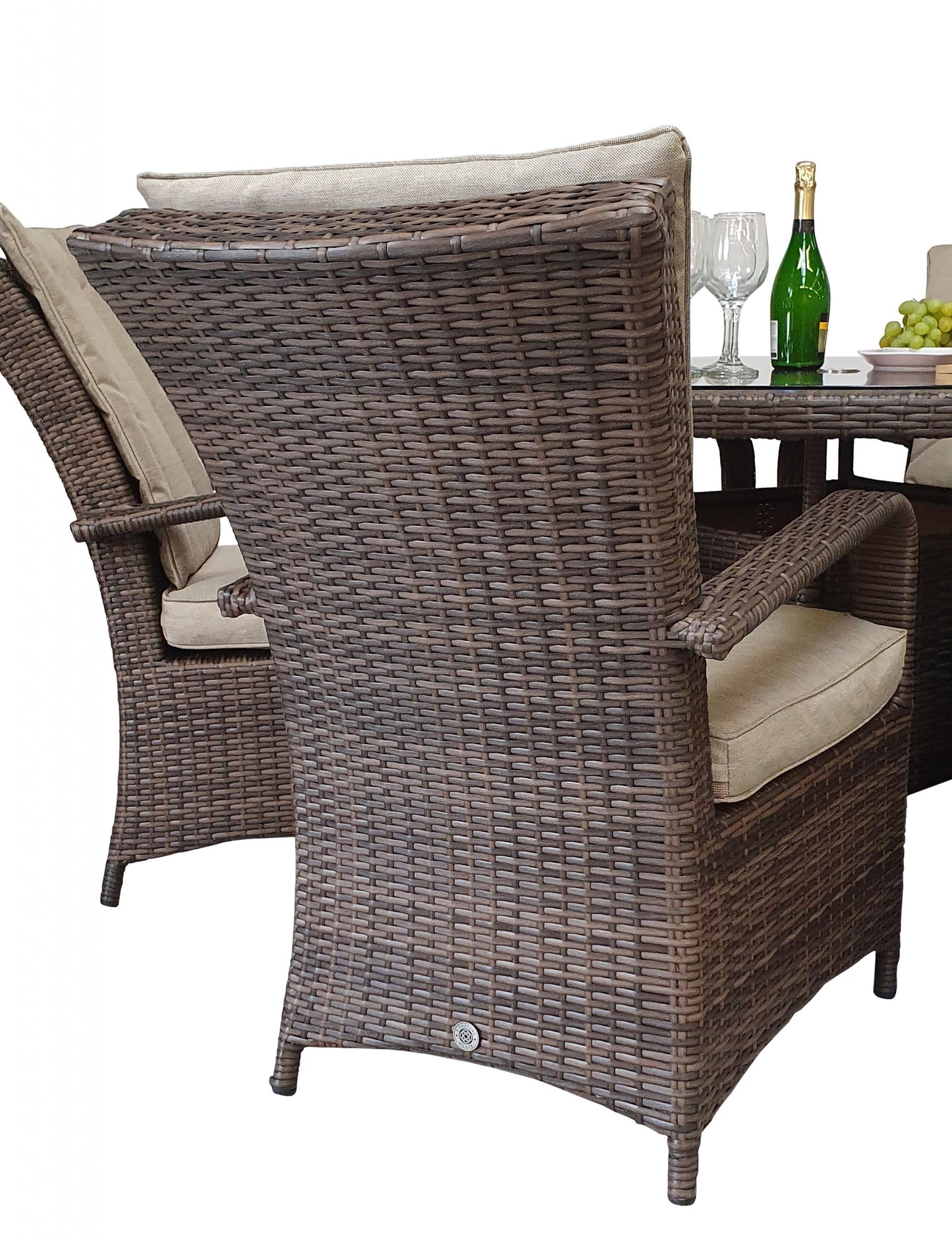 Rattan Table and 6 Chairs Set | Florence | Flor0230_0255