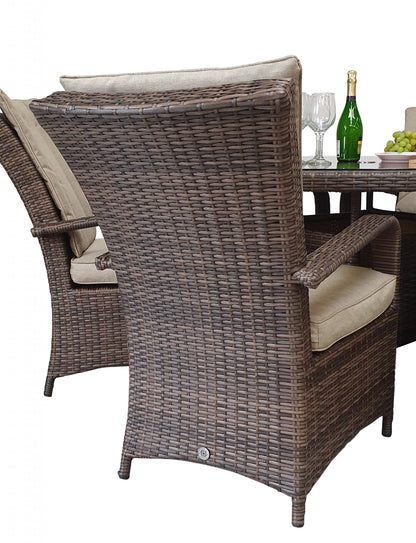 Rattan Table and 6 Chairs Set | Florence | Flor0230_0255