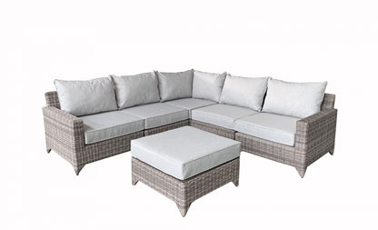 Rattan Helena Modular Corner Sofa in Grey | Hele0310