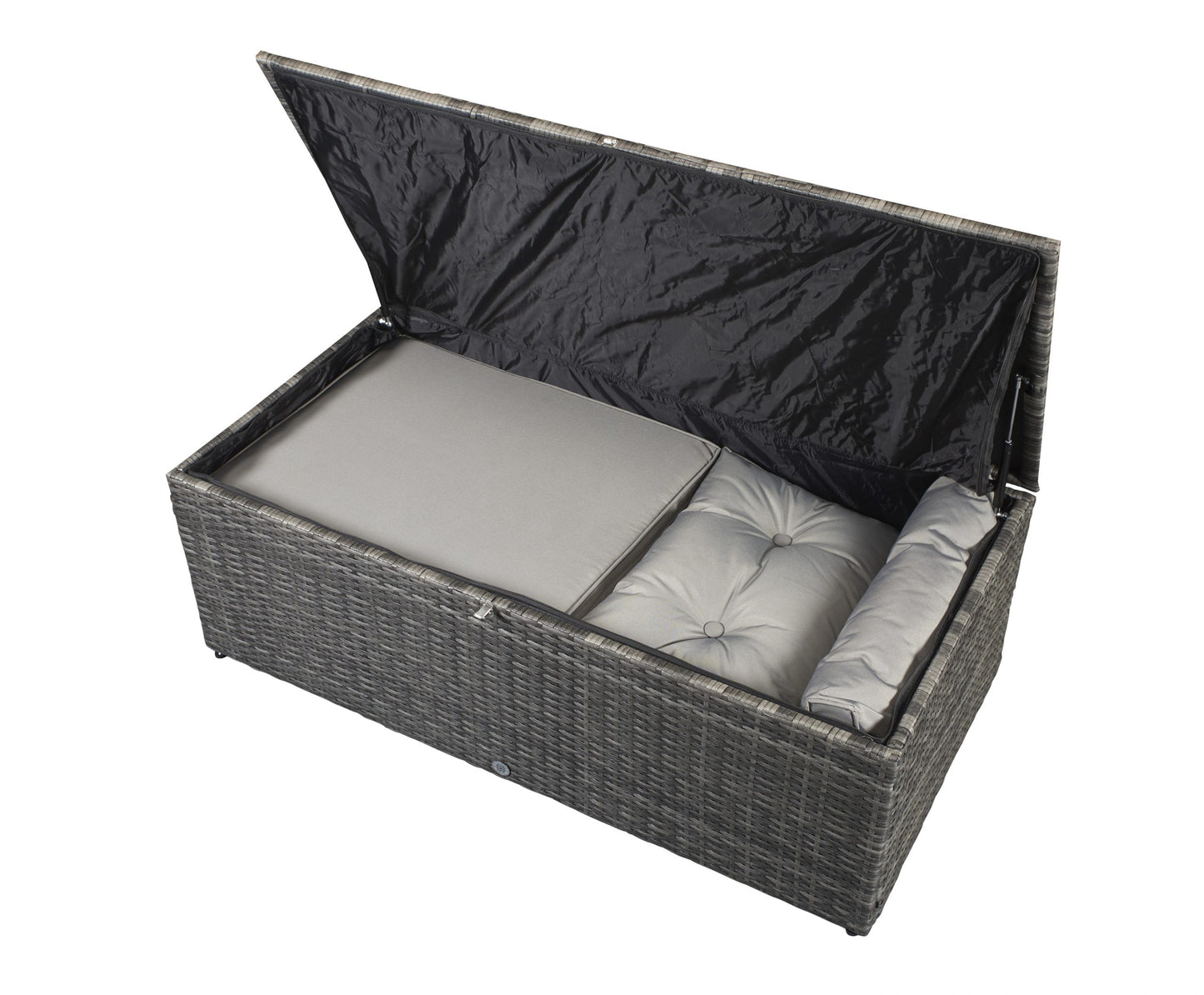 Rattan Holly 5 Piece Sofa Set with Steel Frame in Grey | Holl0286