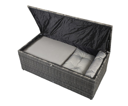 Rattan Holly 5 Piece Sofa Set with Steel Frame in Grey | Holl0286