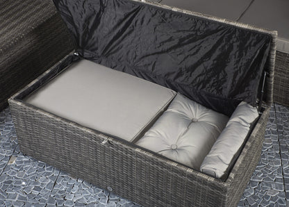 Rattan Holly 5 Piece Sofa Set with Steel Frame in Grey | Holl0286