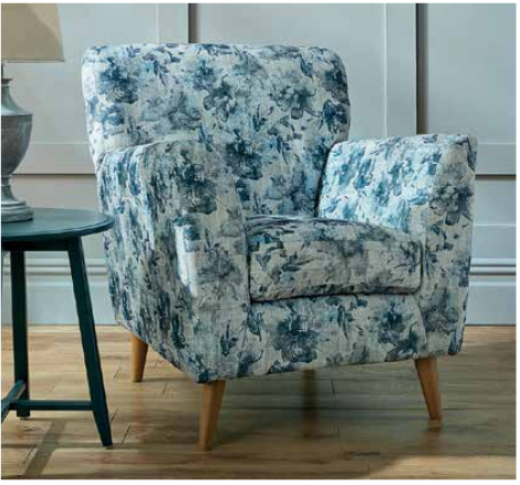 Red Rose Luna Accent Chair