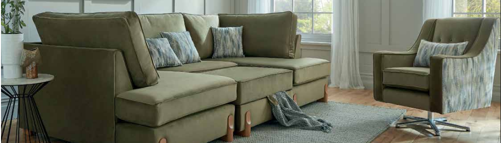 Red Rose Serene Lounging Chaise Sofa