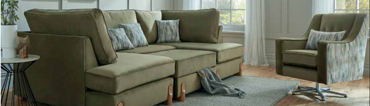 Red Rose Serene Lounging Chaise Sofa