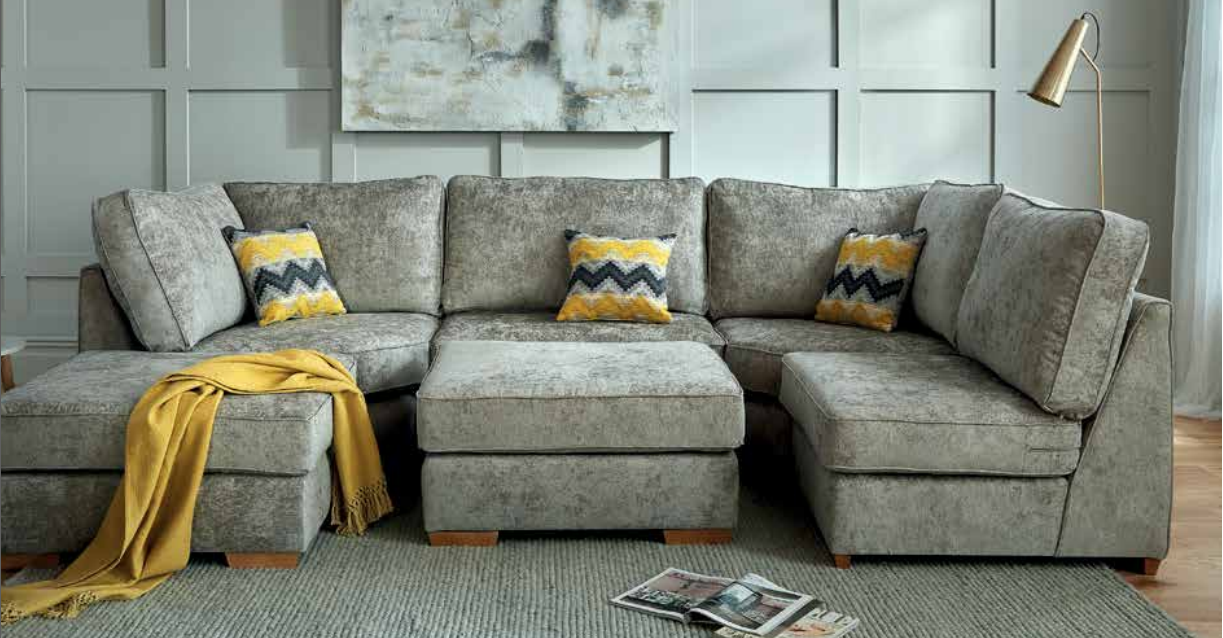 Red Rose Nova U Shape Modular sofa