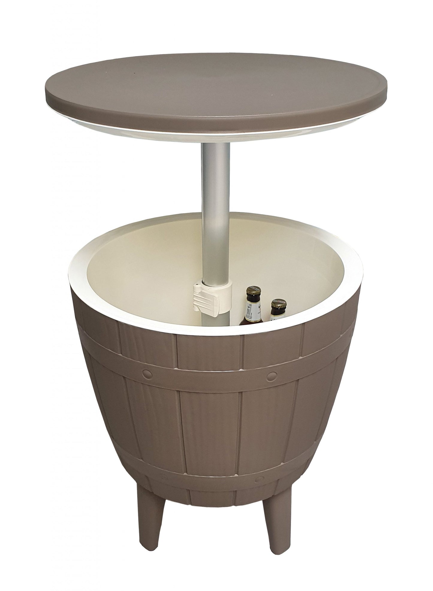 Rattan Barrel Shape Ice Bucket Table | Ice0360