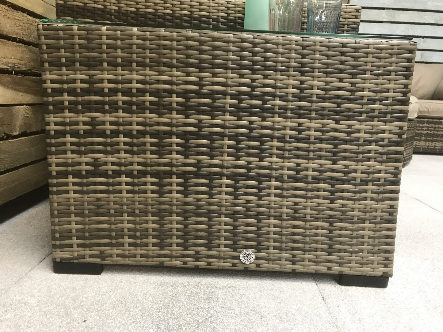 Rattan Jessica Modular Corner Sofa Set in Brown | Jess0004