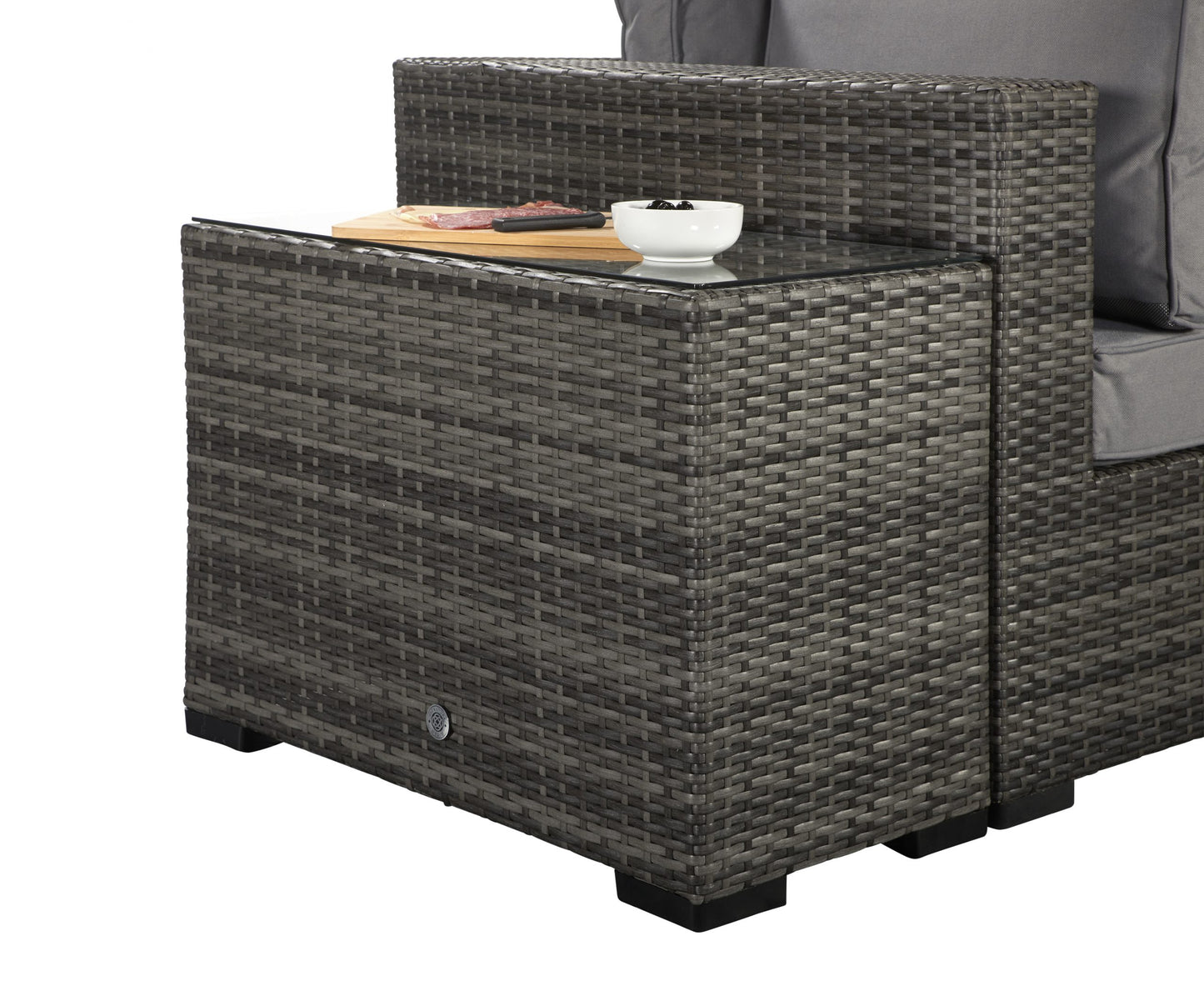 Rattan Jessica Modular Corner Sofa Set Grey | Jess0005