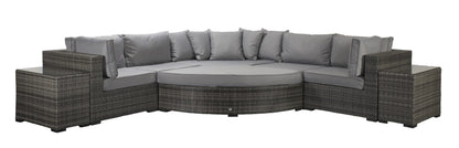 Rattan Jessica Modular Corner Sofa Set Grey | Jess0005