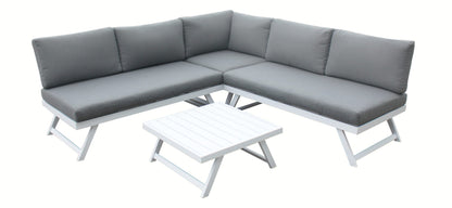 Rattan Corner Sofa with Adjustable Headrest | Kimmie | Kimm0346