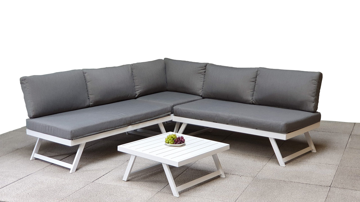 Rattan Corner Sofa with Adjustable Headrest | Kimmie | Kimm0346