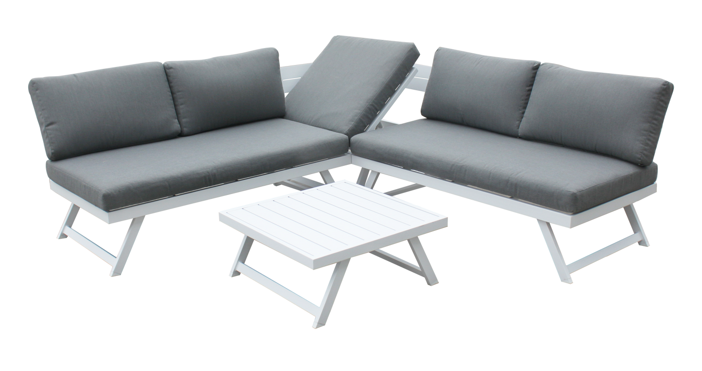 Rattan Corner Sofa with Adjustable Headrest | Kimmie | Kimm0346