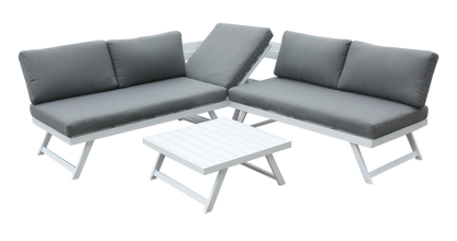 Rattan Corner Sofa with Adjustable Headrest | Kimmie | Kimm0346