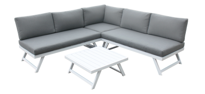 Rattan Corner Sofa with Adjustable Headrest | Kimmie | Kimm0346