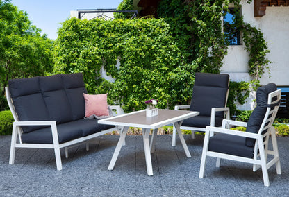 Rattan 5 Seater Sofa Set Featuring Reclining Chairs | Kimm0354