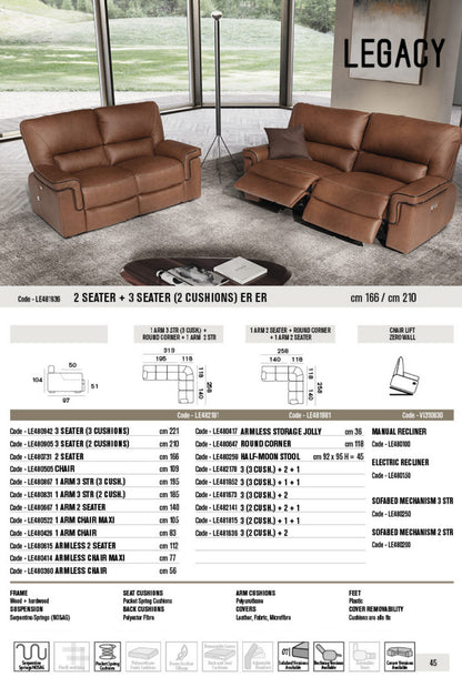 Legacy Leather Sofa Collection | Newtrend Concept Italia