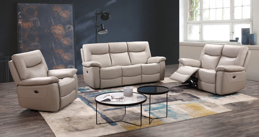 Lucia Electric Power Recliner Leather Sofa Collection | Exclusive