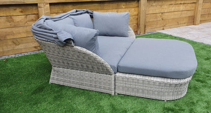 Rattan Daybed with Canopy | Megh0366