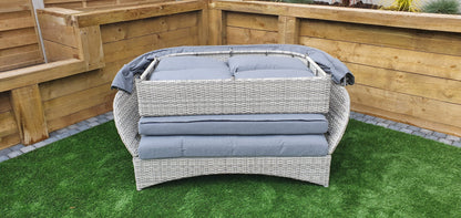Rattan Daybed with Canopy | Megh0366