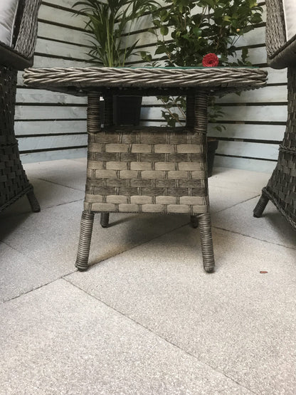 Rattan Grey Five Piece Lounge Set in Grey | Mia | Mia0102