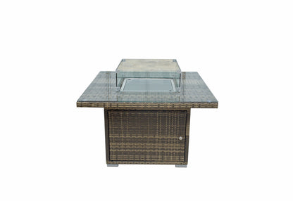 Signature Weave - GEORGIA corner gas firepit set | GEOR0149_MILA0482