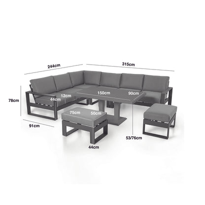 Homeflair – Ascot Rattan Dining Set