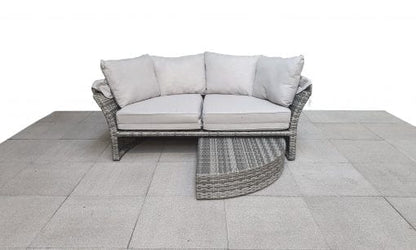 Rattan Lily Modular Daybed with Sunroof in Grey | Lily0015