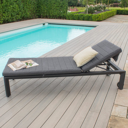 Homeflair - Manhattan Aluminium Sunlounger