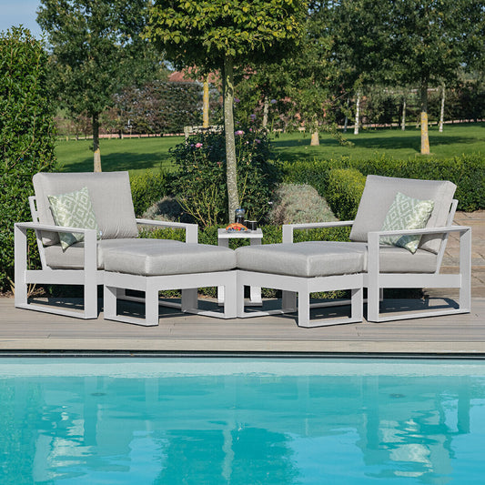 Homeflair - Amalfi Aluminium Lounge Set