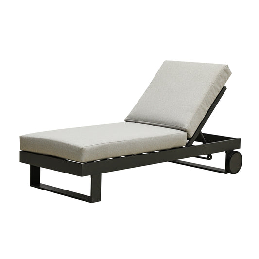 Homeflair - New York Aluminium Sunlounger