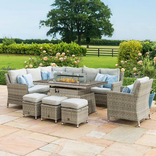 Homeflair - Oxford Corner Rattan Dining Set