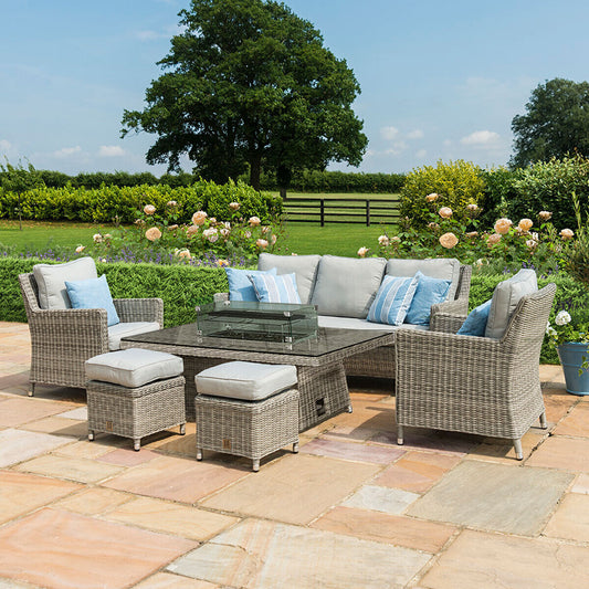 Homeflair - Oxford Sofa Rattan Dining Set