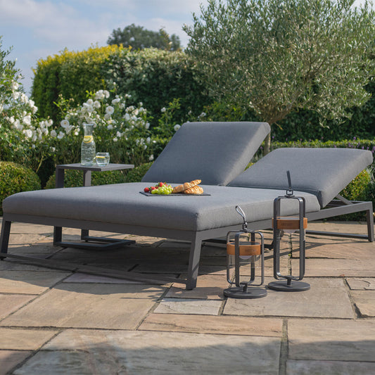 Homeflair - Outdoor Fabric Allure Double Sunlounger
