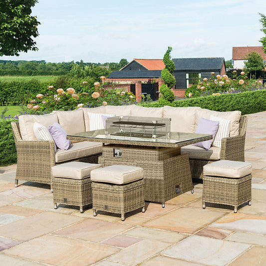 Homeflair - Winchester Corner Rattan Dining Set
