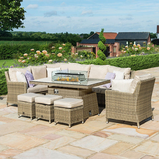 Homeflair - Winchester Corner Rattan Dining Set