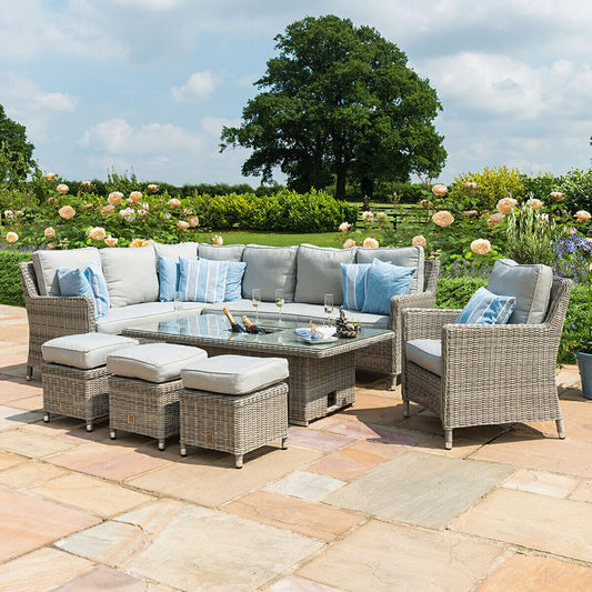 Homeflair - Oxford Rattan Corner Dining Set